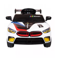   Bílé sportovní elektrické auto GTE pro děti na dálkové ovládání