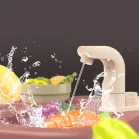 63 cm vysoká moderní dětská kuchyňská souprava s 38 doplňky v oranžové barvě