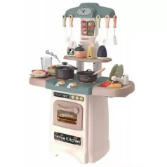   62 cm vysoká Home Kitchen dětská kuchyňská souprava s 29 doplňky v olivové barvě