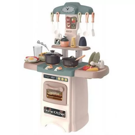 62 cm vysoká Home Kitchen dětská kuchyňská souprava s 29 doplňky v olivové barvě