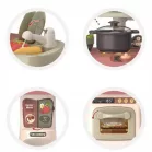 62 cm vysoká Home Kitchen dětská kuchyňská souprava s 29 doplňky v olivové barvě