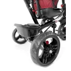 MK H-Trike Hurricane tříkolka s otočným sedadlem o 360 stupňů – červeno-černá barva