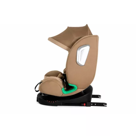 Mama Kiddies® i-Size Journey 360° otočná ISOFIX autosedačka 40–150 cm – béžová + dárek: sluneční stříška