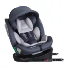 ISOFIX 360° otočná autosedačka Mama Kiddies® iSize Journey (40–150 cm) v šedé barvě, sluneční clona jako dárek