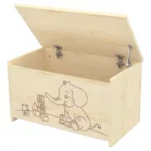 Úložný box na hračky se sloníkem – javorový