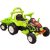 Baby Mix elektrický traktor s prívesom - zelený