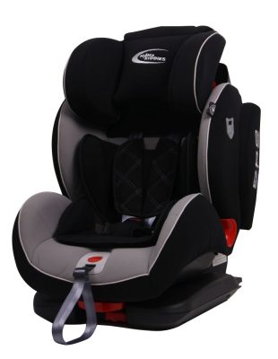 Detská autosedačka Mama Kiddies Angel Wings (9-36kg) s ISOFIX systémom, farba čierna