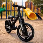 Trike Fix Glow LED odrážedlo – černé