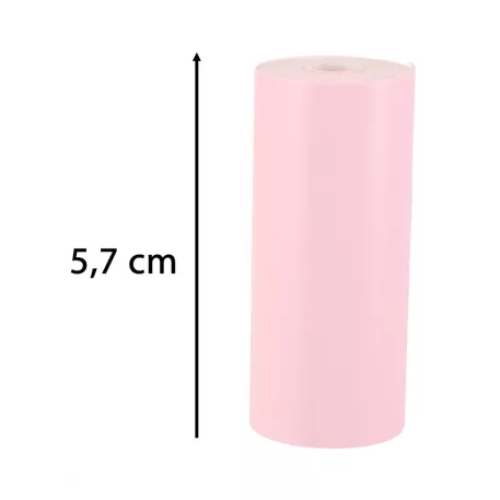 3 ks barevných papírových rolí pro mini termotiskárnu 5,7 cm × 3 m