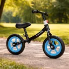 Trike Fix Balance dětské odrážedlo s nastavitelným sedlem a řídítky, 28 cm kola, do 35 kg – černo-modré