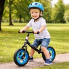 Trike Fix Balance dětské odrážedlo s nastavitelným sedlem a řídítky, 28 cm kola, do 35 kg – černo-modré