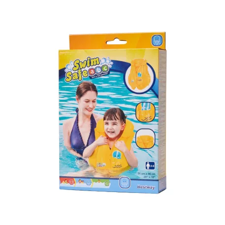 Bestway Swim Safe nafukovací dětská plovací vesta 51 × 46 cm