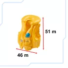 Bestway Swim Safe nafukovací dětská plovací vesta 51 × 46 cm