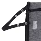 2v1 přenosná měkká přebalovací podložka a taška v šedé barvě – 60 × 30 cm