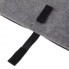 2v1 přenosná měkká přebalovací podložka a taška v šedé barvě – 60 × 30 cm