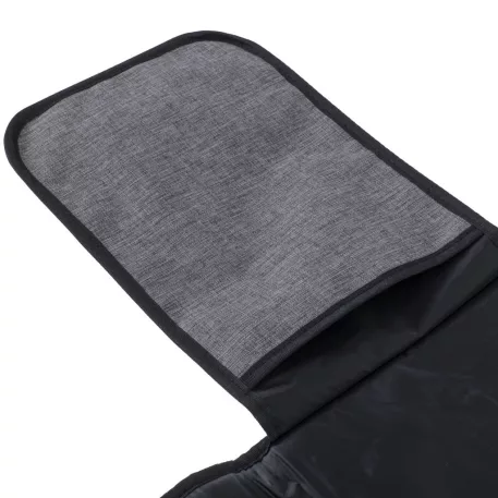 2v1 přenosná měkká přebalovací podložka a taška v šedé barvě – 60 × 30 cm