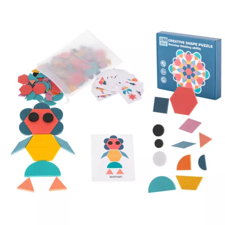 Dřevěné puzzle ze 180 dílků