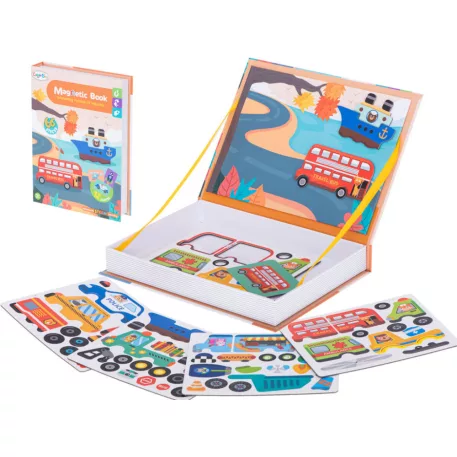 Přenosné magnetické puzzle - Vozidla