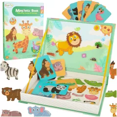 47dílná magnetická skládací knížka – safari