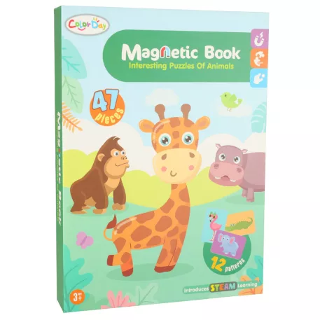47dílná magnetická skládací knížka – safari