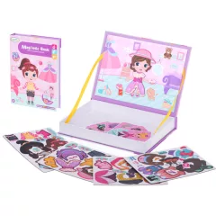 51dílná magnetická oblékací puzzle knížka