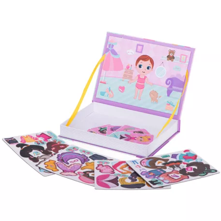 51dílná magnetická oblékací puzzle knížka