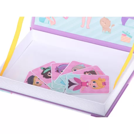 51dílná magnetická oblékací puzzle knížka