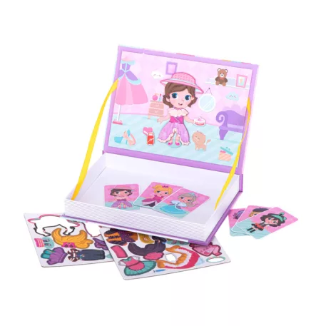 51dílná magnetická oblékací puzzle knížka