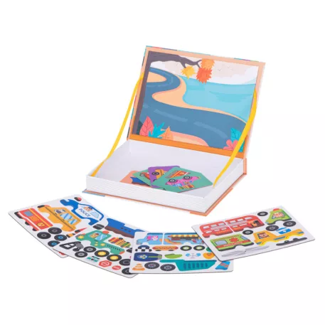 Přenosné magnetické puzzle - Vozidla