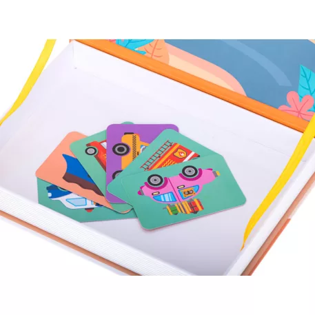 Přenosné magnetické puzzle - Vozidla
