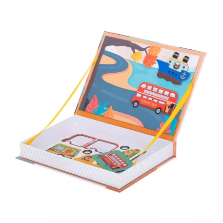 Přenosné magnetické puzzle - Vozidla