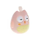 Kývací senzorická sovička – růžová, od 3 měsíců