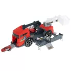 Hasičské auto 2 v 1 a garáž se 2 auty