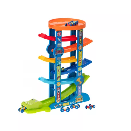 7 úrovňová závodní dráha Snake Slide