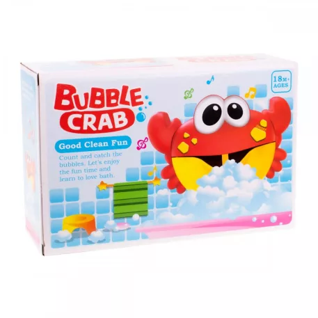 Bublinkovač do vany – koupací hračka krab