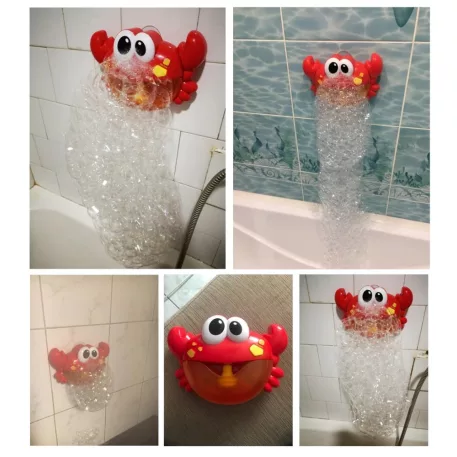 Bublinkovač do vany – koupací hračka krab