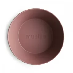 Mushie kulatá miska, 2 ks – Woodchuck