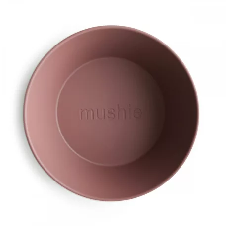 Mushie kulatá miska, 2 ks – Woodchuck