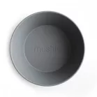 Mushie kulatá miska, 2 ks – Smoke