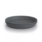 Mushie kulatý talíř, 2 ks – Smoke