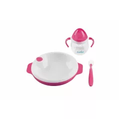Nuvita jídelní souprava - pink
