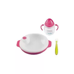 Nuvita jídelní souprava - pink