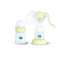   Nuvita 1215 TWIST manuální odsávačka mléka + kojenecká láhev