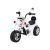 Hot Chopper elektrický bílý tříkolový motocykl pro děti