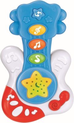 Baby Mix hudobná gitara v modrej farbe