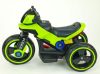 Zelená elektronická policajná motorka