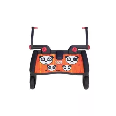   Lascal BuggyBoard Maxi sourozenecké stupátko ke kočárku – Panda Jungle