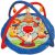  BOXING DAY - Baby Mix detská deka na hranie s modrým okrajom a zvieratkami  