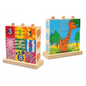 Drevená hračka - žirafa