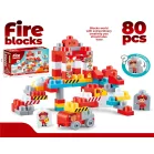 Stavebnice Mama Kiddies® Hasič - 80 dílků